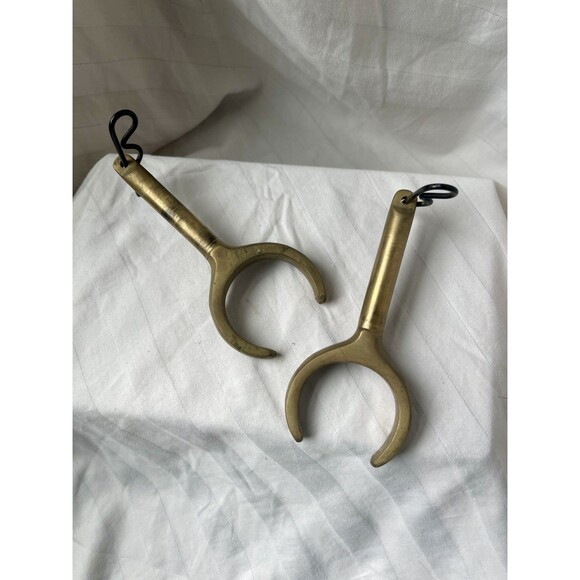 Other - ~2~ Vintage Rowboat Oar Locks Bass or Bronze MATCHING SET OLD ANTIQUE 5" BOAT
